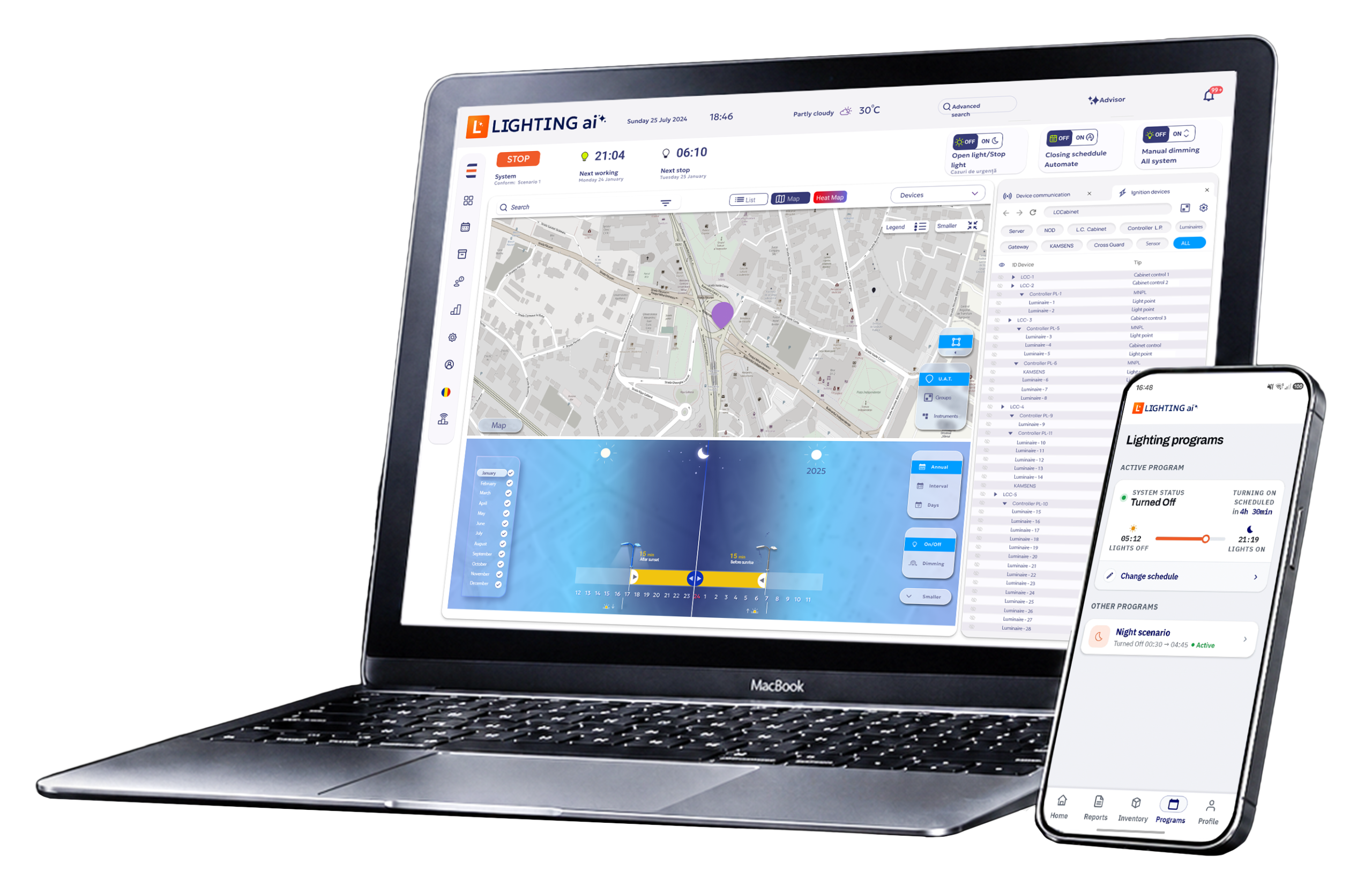 Lighting AI scheduling platform